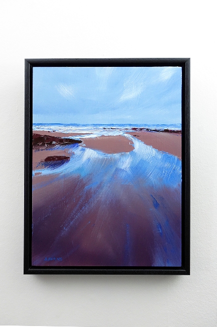 'Cullen Beach I, Banffshire' by artist Sarah Burns